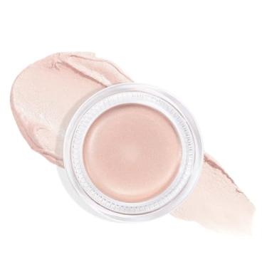 Imagem de Sombra de olhos creme, paleta de sombras monocromáticas nude prateadas, purity shimmer purity, à prova d'água, aparência natural de longa duração, vegana e livre de crueldade, P06