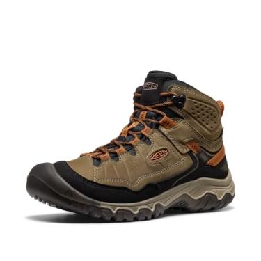 Imagem de KEEN Bota masculina Targhee 4 de altura média, durável, confortável, impermeável, Tartaruga marinha/noz-pecã assada, 13
