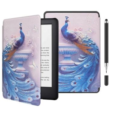 Imagem de Akacy Capa com padrão pintado para Amazon Kindle geração 8ª (versão 2016), modelos SY69JL. fina e leve, à prova d'água (22)