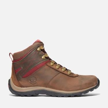 Imagem de Timberland Bota feminina Norwood Mid impermeável para caminhada, Marrom escuro, 35