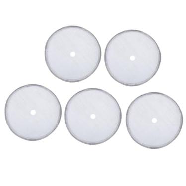 Imagem de Luqeeg Filtro de café de Aço Inoxidável Com Tela Entrelaçada de Malha 150, Filtro de Prensa Francesa de 5 Unidades para café Suave, Famílias e Cafeterias, 8 Cm de Diâmetro, Prata, 5 X de