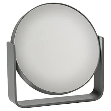 Imagem de Zone Denmark Espelho de mesa Ume - Elegante destaque reflexivo para decoração de penteadeira e mesa - Cinza, 19,5 cm C x 19 cm L