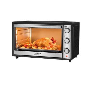 Imagem de Forno Elétrico 60L Family Grill Inox, Mondial, Preto/Inox, 1800W, 127V - FRN-60-BI