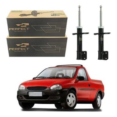 Imagem de Par Amortecedor Dianteiro Corsa Pick-up 1.6 8v 1998 A 2003 - Perfect