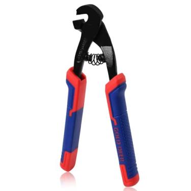 Imagem de GOLD DEER Alicate de bico de papagaio de 20 cm, cortador de mosaico, cortador de azulejo, cortador de mosaico, cortador de azulejo para mosaico de porcelana, espelho de cerâmica, cortador de azulejo