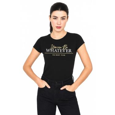 Imagem de Camiseta Feminina You Can Be Polo Wear Preto-Feminino