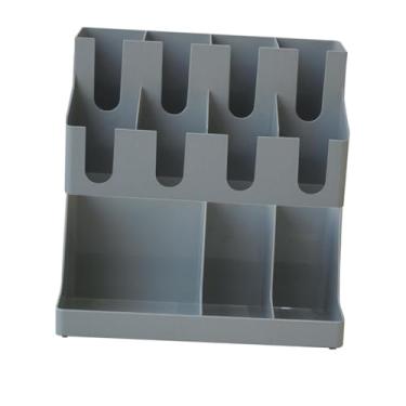 Imagem de SiaBiced Organizador de barra multifuncional Copa de extrator de papel de copo de copo de café Rack de condimentos para restaurante