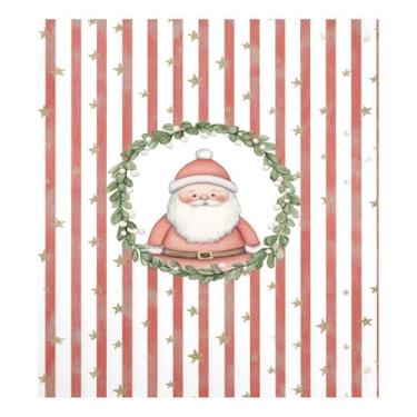 Imagem de Blueangle Capa magnética para lava-louças de Papai Noel, decoração da capa frontal da máquina de lavar louça, adesivos de eletrodomésticos, adesivos magnéticos 58,4 cm C x 66 cm (110)