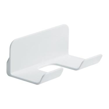 Imagem de Suporte De Secador De Cabelo Para Montagem Na Parede,Montagem Em Parede Autoadesiva Segura Até 2kg - Cabide para Secador no Banheiro,Adequado para Casa Apartamento Banheiro Armário Dormitório
