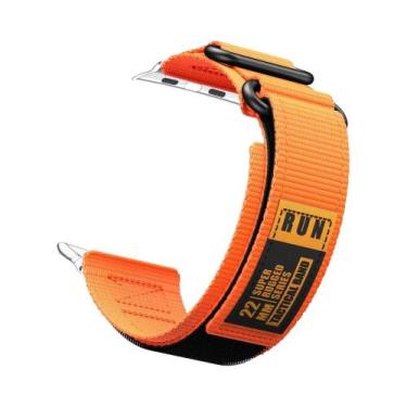 Imagem de Pulseira De Nylon Para Apple Watch Band Ultra 49mm 46mm 42mm 45mm 44mm