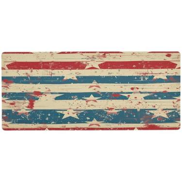 Imagem de SEHANY Tapete de mouse grande bandeira americana 80 x 30 cm antiderrapante para jogos com base de borracha de 3 mm de espessura, protetor de mesa para laptop, mesa para jogadores, desktop, escritório