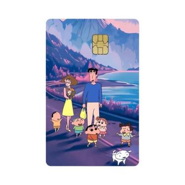 Imagem de Capa De Cartão Mini HD Matte PVC Crayon Shin-Chan Para Cartões De Créd