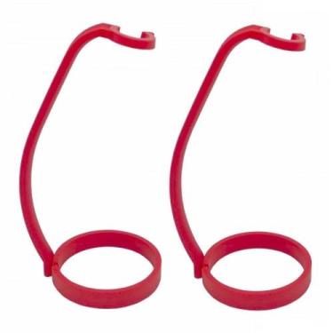 Imagem de Kit 2 Suporte Alça Servir Garrafa Litrão Refrigerante Pet Alça Pegador