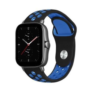 Imagem de Pulseira De Silicone De 20mm 22mm Para Amazfit GTS 4 GTR 3 2 Mini pro 