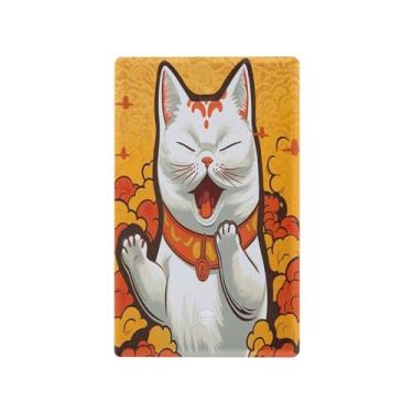 Imagem de Wassud Placa de cobertura branca para interruptor de luz de gato, capas de tomadas duplex, placa de parede, decoração de casa, sala de estar, quarto, decoração