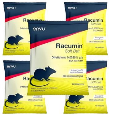 Imagem de 5 Un Racumin Soft Bait 200g Isca Fresca para Controle de Roedores