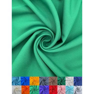 Imagem de EOVEA - Tecido de popelina de poliéster por jarda – 100% poliéster, 152 cm de largura, material versátil durável para vestuário, decoração de casa, artesanato, toalhas de mesa, cortinas, cortinas
