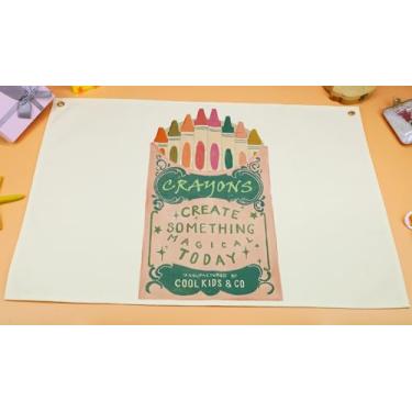 Imagem de Faixa de berçário decoração de parede - bandeira de pendurar boho, bandeiras de cartaz - para quarto de bebê menino menina casa sala de jogos sala de aula - presente de bebê chá de aniversário Natal