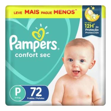 Imagem de Fralda Confort Sec P 72 Unidades - Pampers