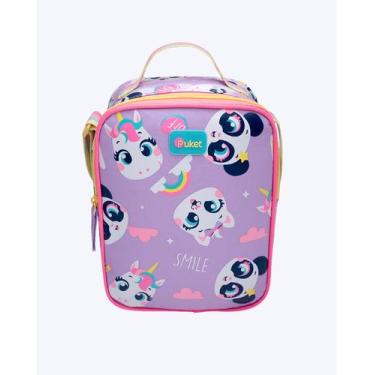Imagem de Lancheira Térmica Multibichos Lilás Puket 050404121, LAVANDA, UN
