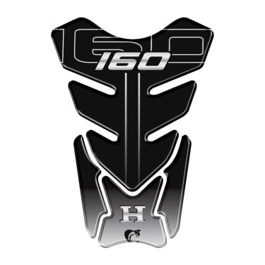 Imagem de Protetor Tanque Resinado Compativel Moto Cg Titan 160 Preto Cor Preto