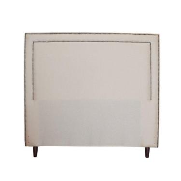 Imagem de Cabeceira Para Cama De Casal Isadora Linho Bege Escuro Bege Escuro