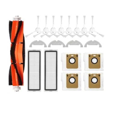 Imagem de Saco de pó de substituição, compatível com o aspirador robô Dreame Bot D10 Plus RLS3D - Peças de reposição para o saco de pó.(19PCS)