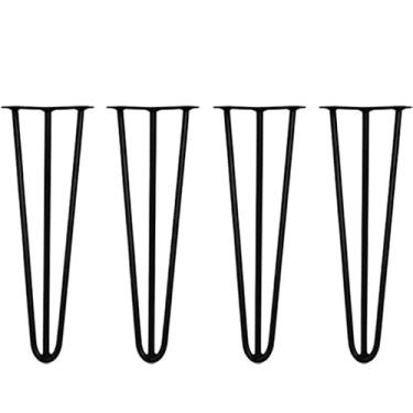 Imagem de Pernas de armário de metal mesa de centro pés de armário de TV de metal pernas de armário de cozinha substituição de móveis pernas de sofá banquinho de mesa pernas de metal casa DIY projeto para casa