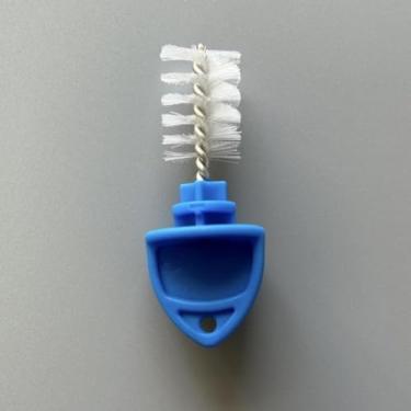 Imagem de Conjunto de escovas de limpeza de torneira de cerveja com cerdas macias e cabo ergonômico para linhas de bicos de torneira e manutenção diária eficiente azul, 10 peças