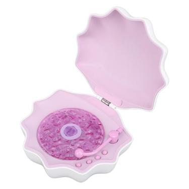 Imagem de ZJchao Alto-falante de Lâmpada, Alto-falante Portátil de Mesa Em Miniatura Com Projeção de Música e Graves Potentes, para Escritório Doméstico (Violeta)