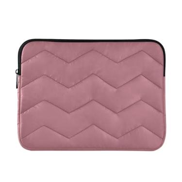 Imagem de Bolsa para laptop fina e leve em ouro rosa, durável, para trabalho, viagem, tablet, capa para laptop para mulheres, de 13 a 14 polegadas