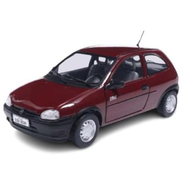 Imagem de California Classics Miniatura Chevrolet Corsa Wind 1994, Escala 1:24, Cor Vinho, Modelo Diecast com Portas Abríveis, 14+