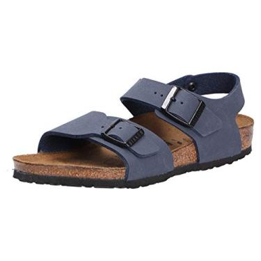 Imagem de Birkenstock Palmilha feminina Arizona macia, Azul, 27.0 M EU