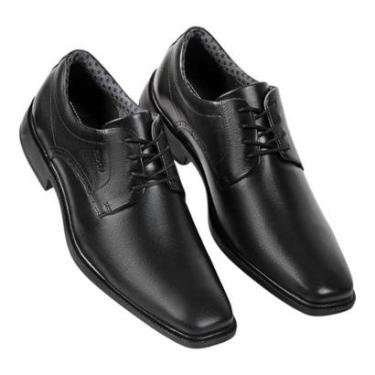 Imagem de Sapato Social Ferracini Paris Masculino Couro Preto-Masculino