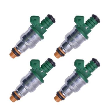 Imagem de 4 peças injetor de combustível 0280150825 compatível com VW Monza MPFI Santana Gol Flow Matched Injetor de motor de carro