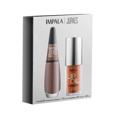 Imagem de Kit Esmalte Impala Ju Paes Cartas Peça Rara + Lip Oil