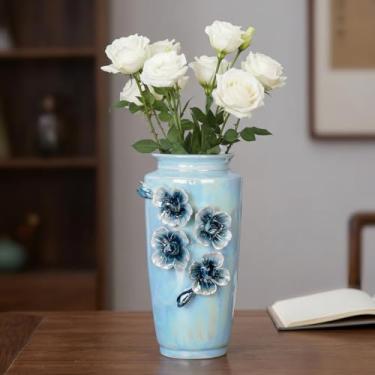 Imagem de Vaso azul, vaso de 23 cm