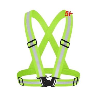 Imagem de Colete De Segurança Refletivo De Alta Visibilidade Com Alças Ajustávei