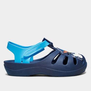 Imagem de Sandália Bebê Grendene Kids Patrulha Canina Space Menino, Azul, Branco