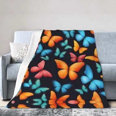 Imagem de Cobertor grande super macio estampado, cobertor de flanela confortável e quente para cama, sofá e viagens