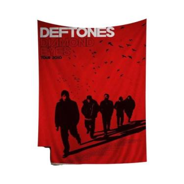 Imagem de Tapeçaria Musical Colorida Do Cantor Hop Star D-Deftones Para Decoraçã