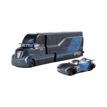 Imagem de Brinquedo De Modelo Die Cast Do Carro Lightning McQueen E Jackson Stor