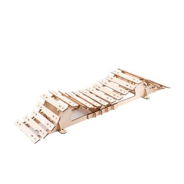 Imagem de menolana Rampa de obstáculos simulada para carros RC Crawler, acessórios DIY fáceis de usar, adereço para cenas de escalada para carros RC em escala 1/24 e, a Ponte de Vigas