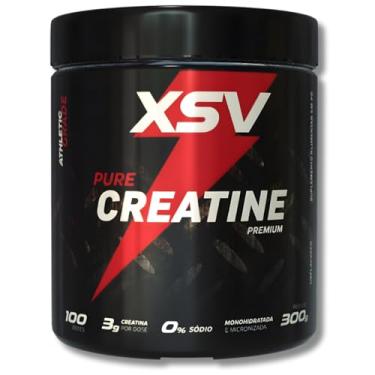 Imagem de Creatina 100% Pura Monohidratada para Atletas, Pote 300g - XSV