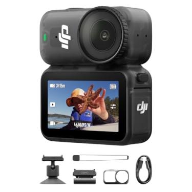 Imagem de DJI Combo Osmo Nano Standard (128GB) – Câmera vlogging pequena 4K/60fps com sensor de 1/1,3 polegadas, vídeo FOV amplo de 143°, gravação de 200 minutos, transferência rápida de conteúdo, câmera POV