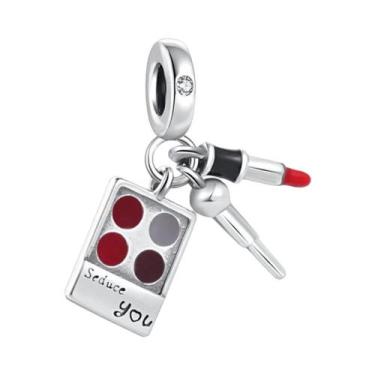 Imagem de Pingente De Pérola Em Prata S925 Sol Lua Estrela Para Pulseira DIY Joi