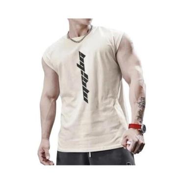 Imagem de Camiseta Sem Mangas Para Treino De Musculação Masculina, Estilo Solto 