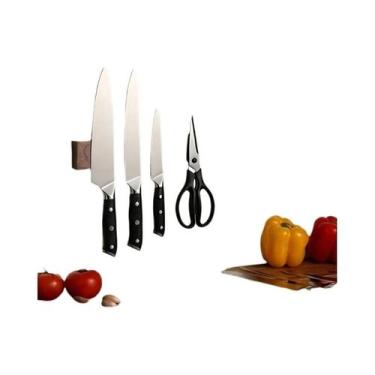 Imagem de Suporte Magnético Para Facas De 16 Polegadas Em Madeira De Nogueira, M