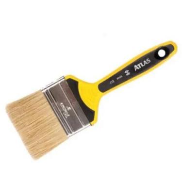 Imagem de Pincel Trincha Para Pintura Atlas Media 419 3 Polegadas Cerda Branca P