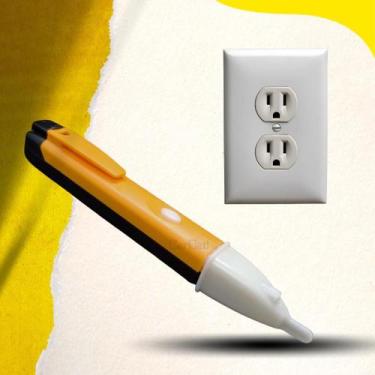 Imagem de Detector De Fase Caneta Teste Bip Sonoro Voltagem Led Tensão - CARDAD